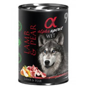 Alpha Spirit Lata Cordero Pera 6x400 gr