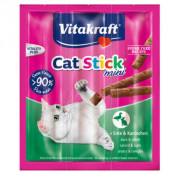 Vitakraft Cat-Stick Mini Pato-Conejo 3 uds