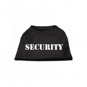 Camiseta Security Negro Talla XL