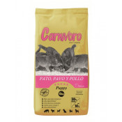 Carnívoro Puppy pato,pavo,pollo 15 kg