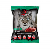 Alpha Spirit Snacks de Pato gato (24 bolsas x 50g)