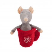 Rwd Xmas Raton en taza con catnip 17cm