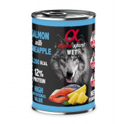 Alpha Spirit Lata Salmon Piña 6x400gr