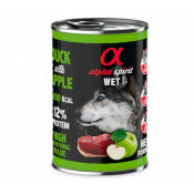 Alpha Spirit Lata Pato Manzana Verde 6x400gr