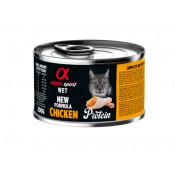 Alpha Lata Gato Esteril. Pollo 6x200gr