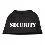 Camiseta Security Negro Talla XXL